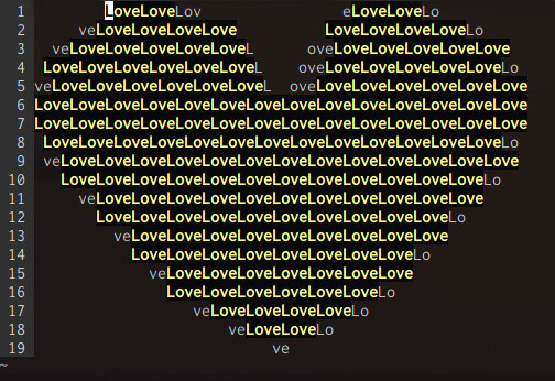 I love Vim so much!