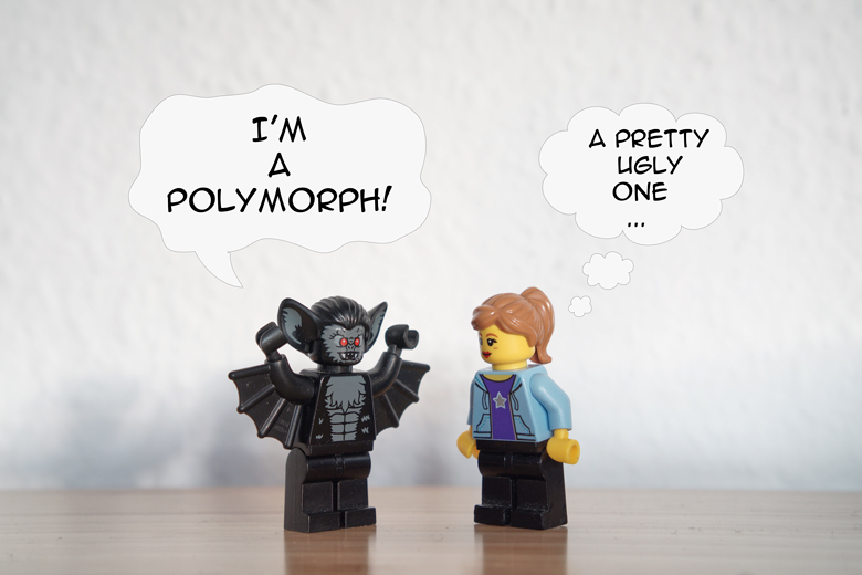An ugly polymorph Lego character