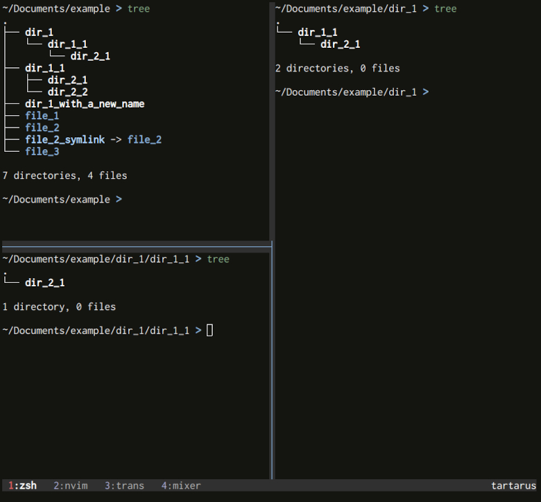 tmux is a more complex but very powerful TUI.