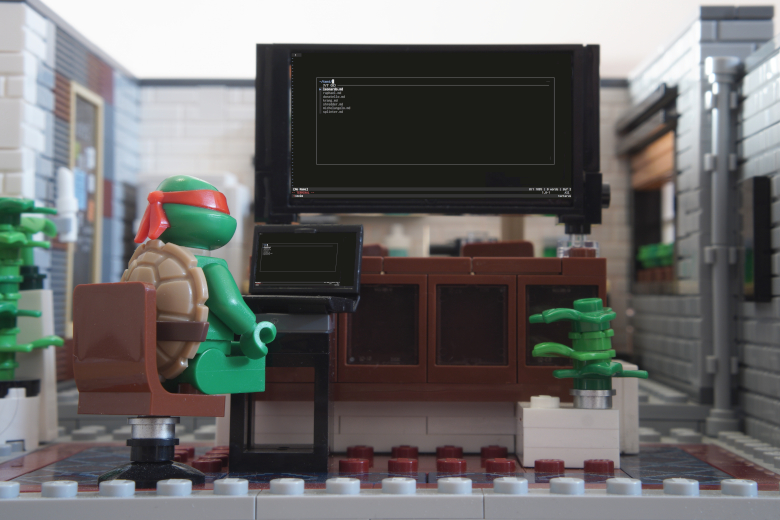 Raphael using fzf to search his friends
