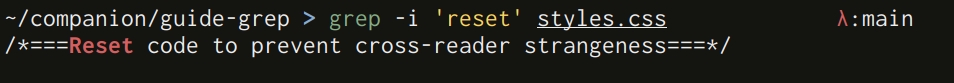 Using grep with case-insensitive